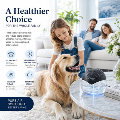 Water Air Purifier with Essential Oil Diffuser
