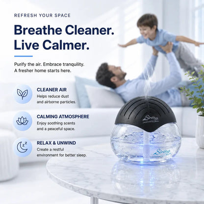 Water Air Purifier with Essential Oil Diffuser